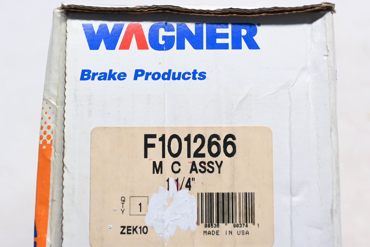 Wagner F101266, MC39075 Master Brake Cylinder NOS