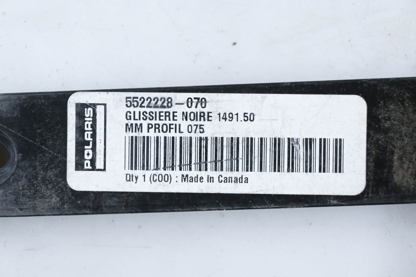 New OEM Polaris 5522228-070 Black HiFax -155 LW Slider NOS