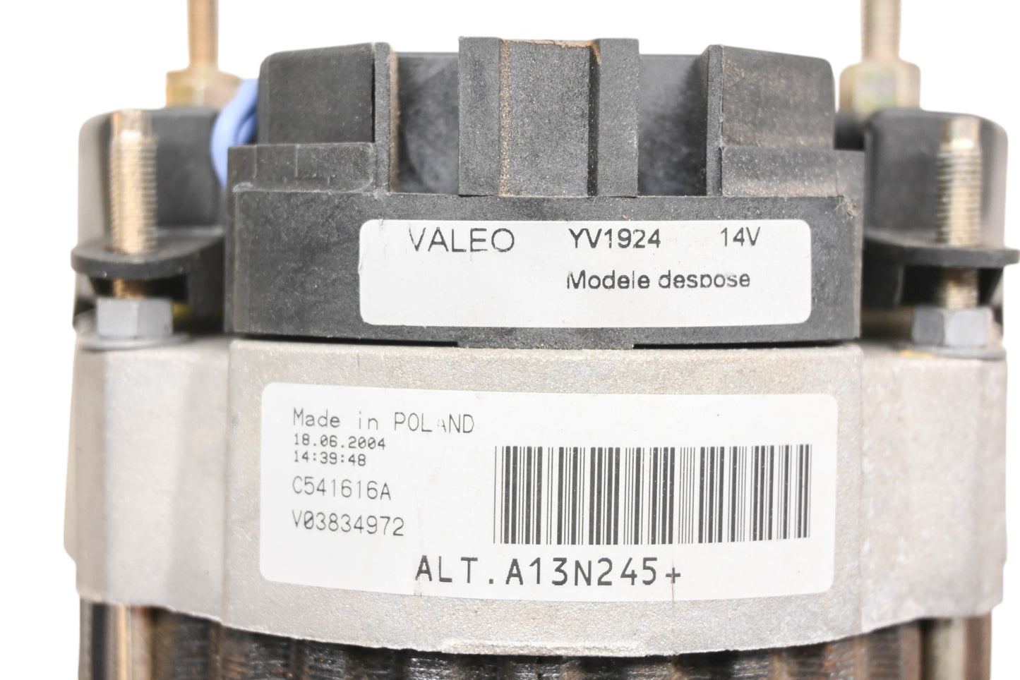 Valeo YV1924, ALT.A13N245 Alternator 14v 70a NOS