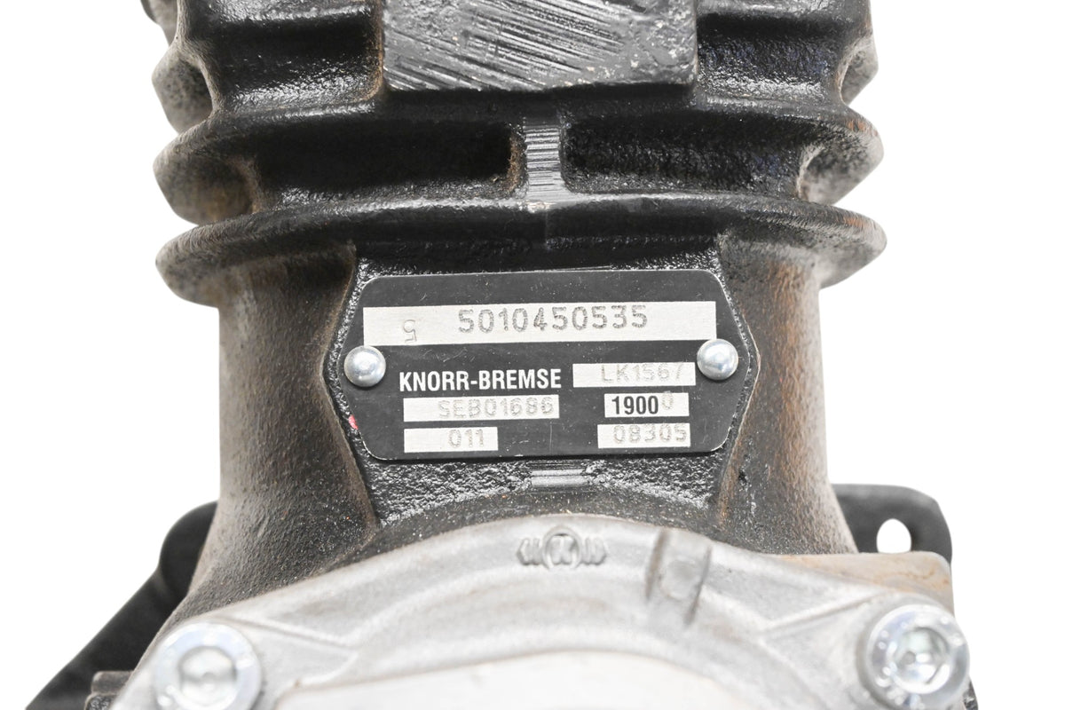 Mack 5010450535, 4103-5010450535, LK1567 Knorr-Bremse Air Brake Compressor NOS