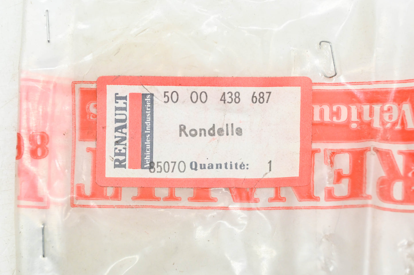 Renault 5000438687, 50 00 438 687 Washer NOS