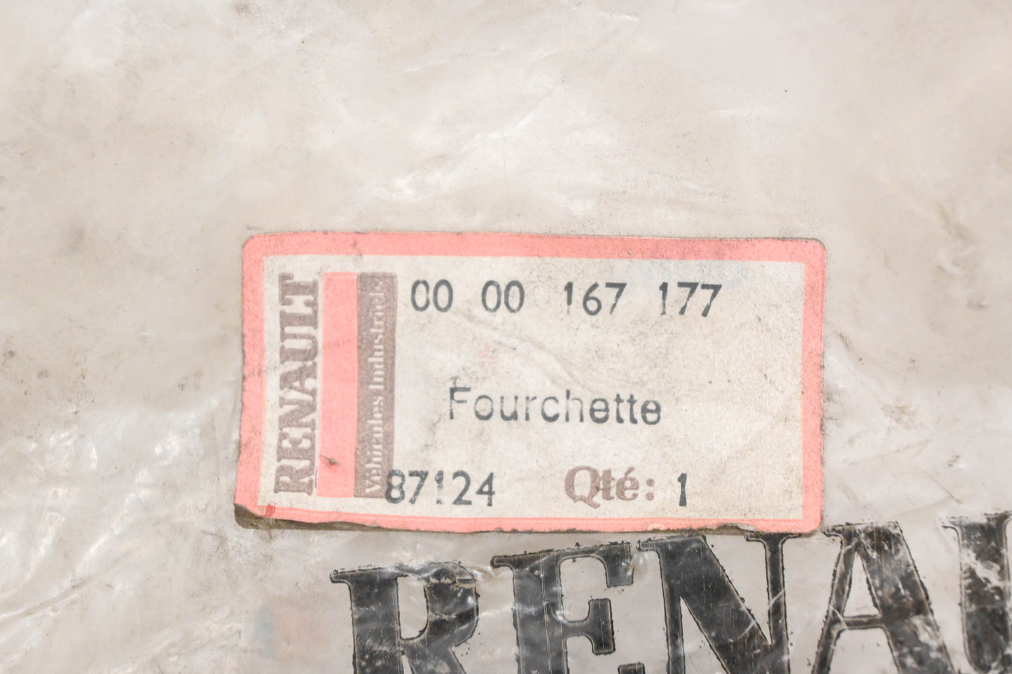 Renault 0000167177, 00 00 167 177 Shift Fork NOS
