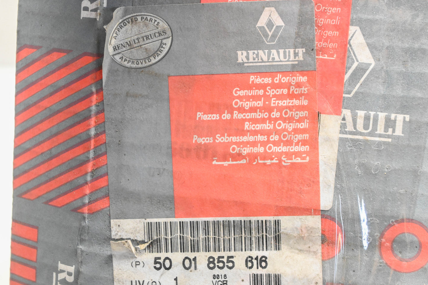 Renault 5001855616, 50 01 855 616 Black Side Mirror NOS