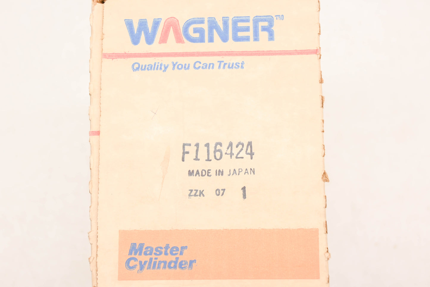 Wagner F116424 Brake Master Cylinder NOS