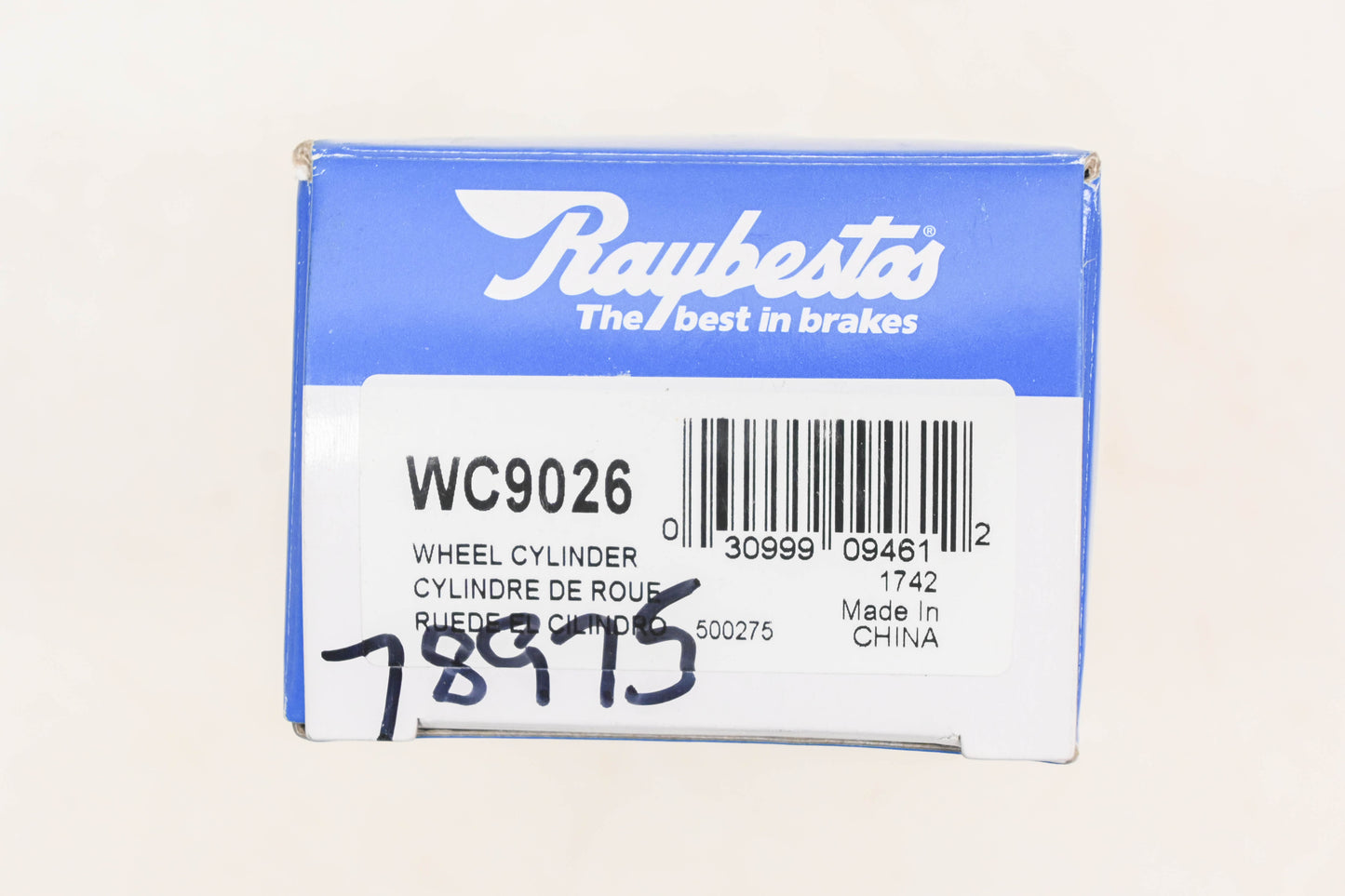 Raybestos WC9026, F78975 Drum Brake Wheel Cylinder NOS