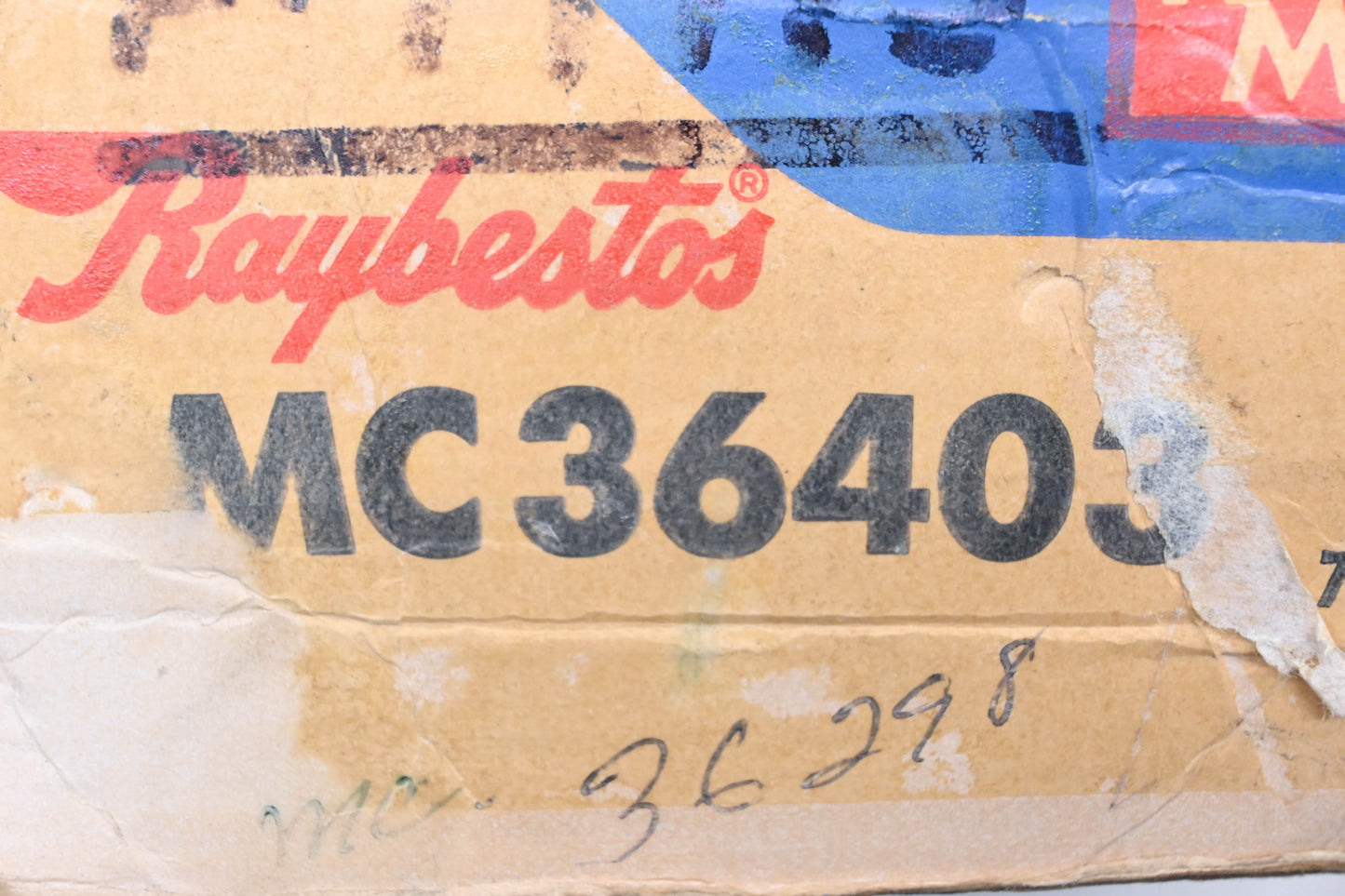 Raybestos MC36403 Brake Master Cylinder NOS