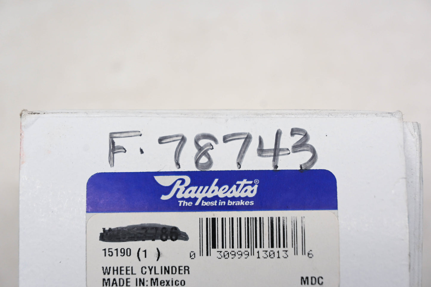 Raybestos WC37149, F78743 Drum Brake Wheel Cylinder Kit NOS