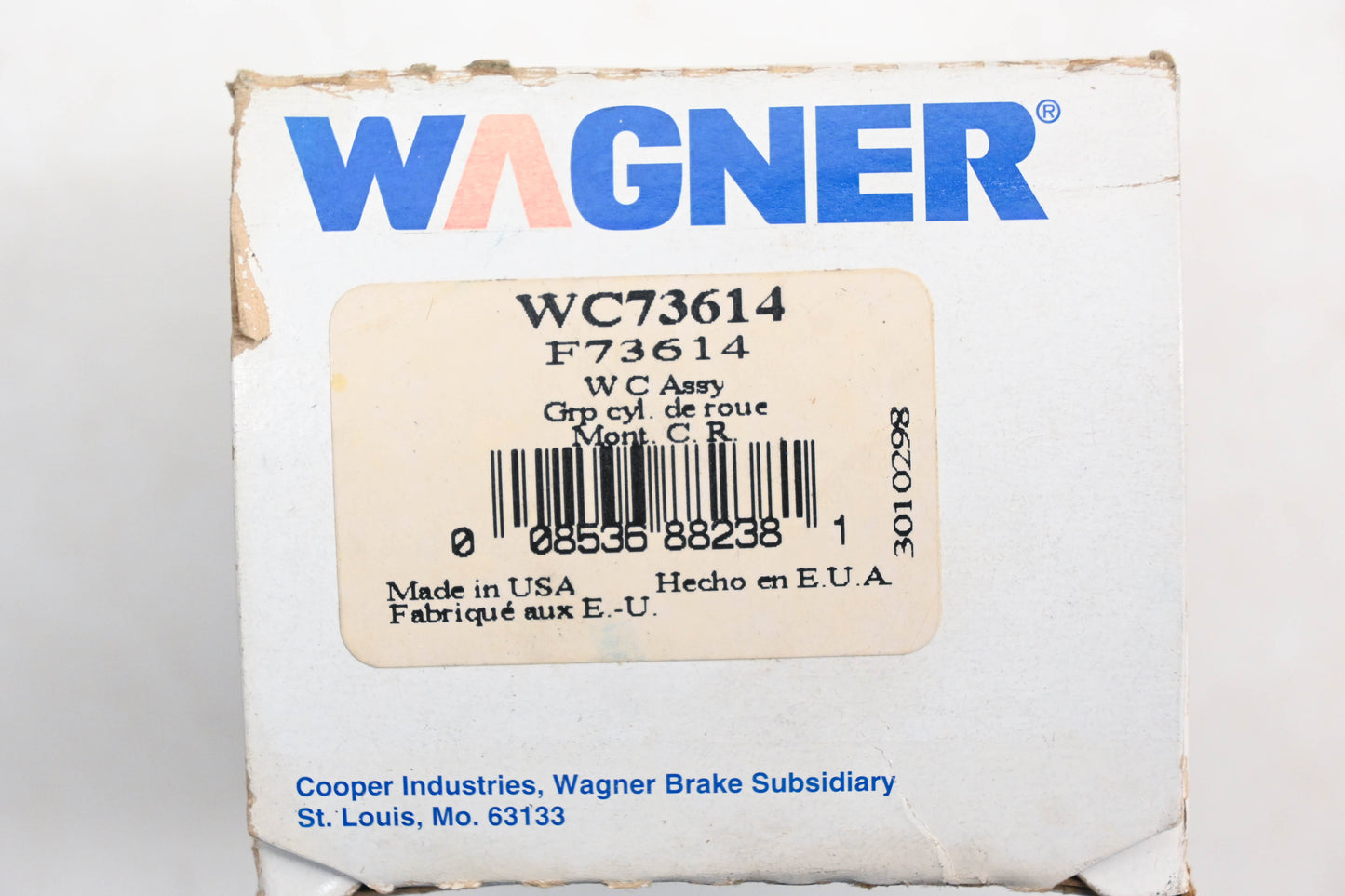 Wagner F73614, WC73614 Drum Brake Wheel Cylinder NOS