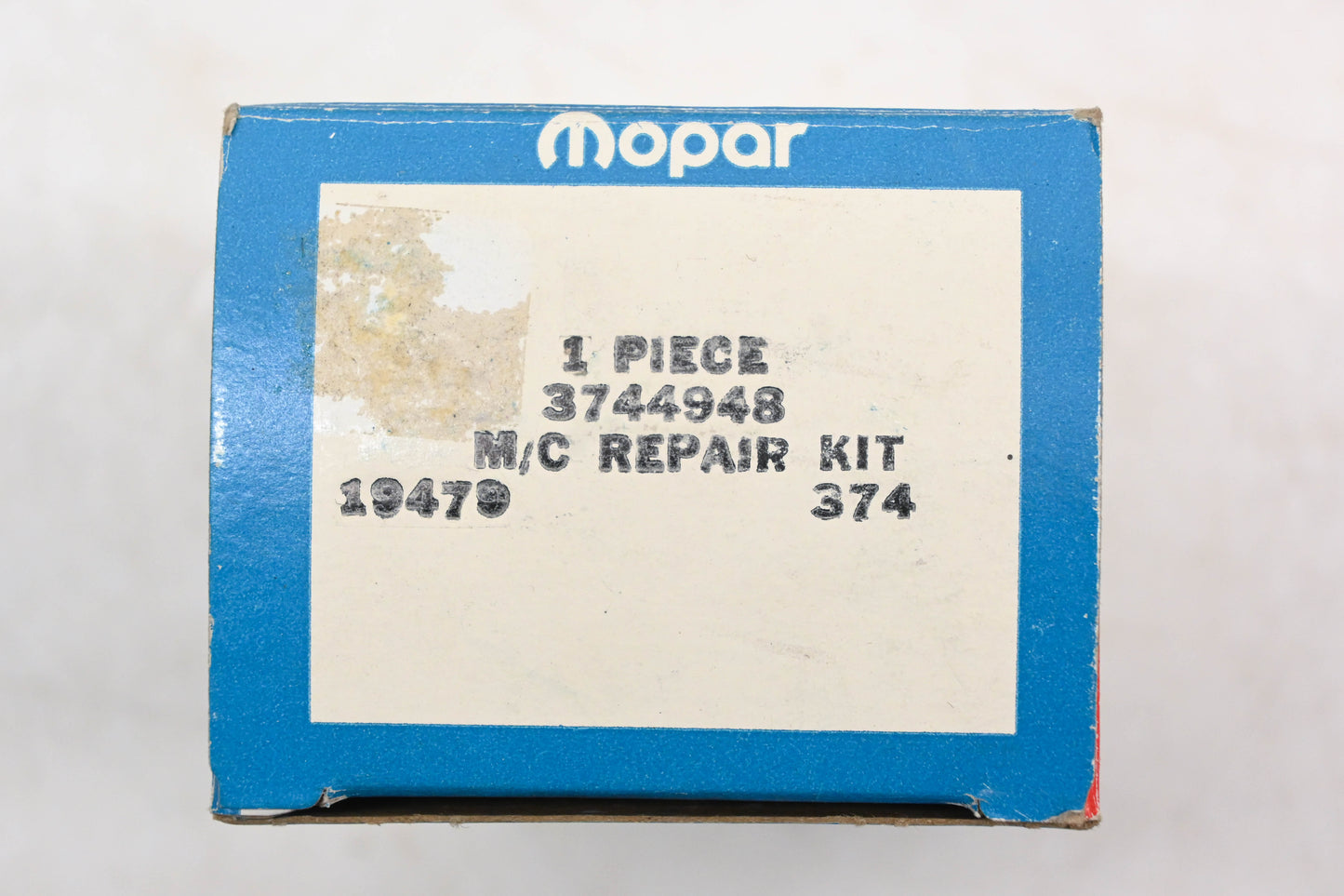 Mopar 3744948 Bendix Master Brake Cylinder Repair Kit NOS