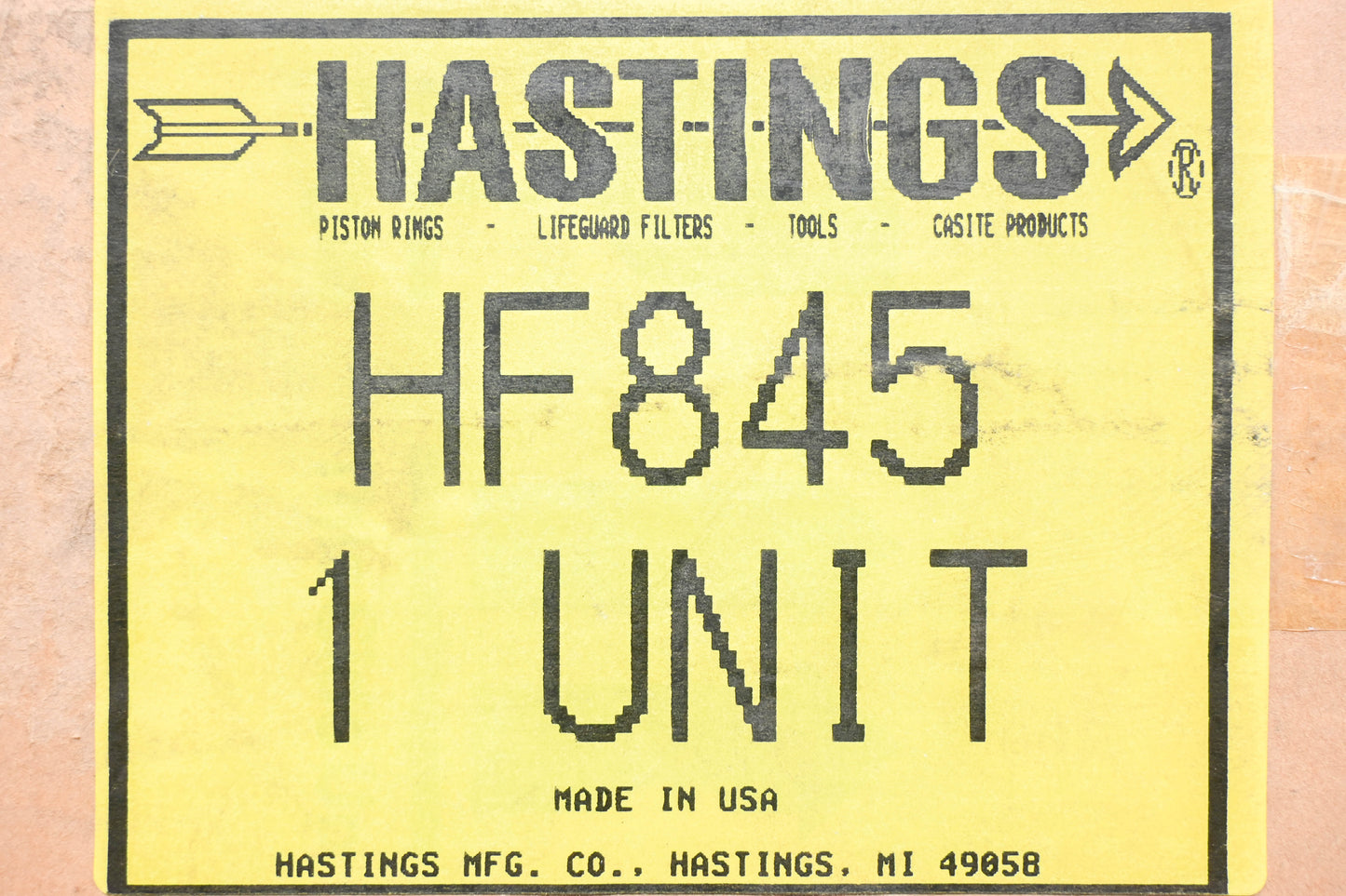 Hastings HF845 Hydraulic Filter NOS