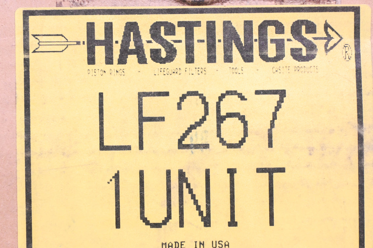 Hastings LF267 Oil Filter NOS
