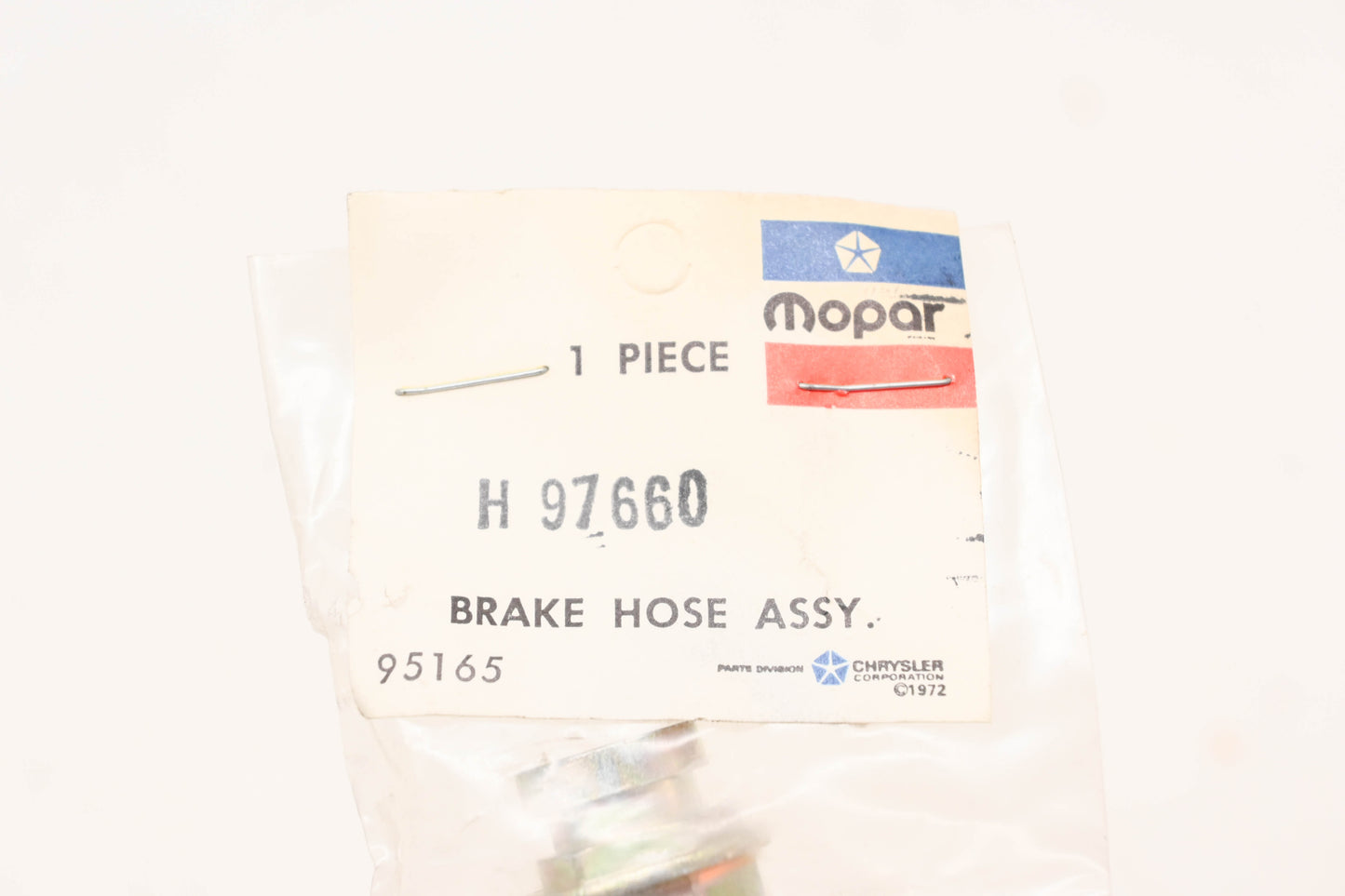 Mopar H97660, H-97660 Brake Hose Assembly NOS