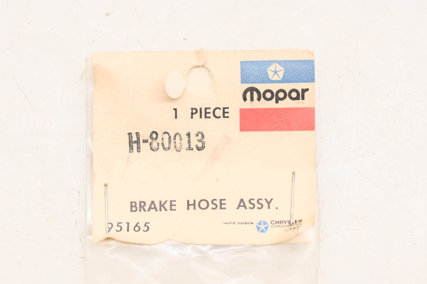 Mopar H80013, H-80013 Weatherhead Brake Hose Assembly NOS