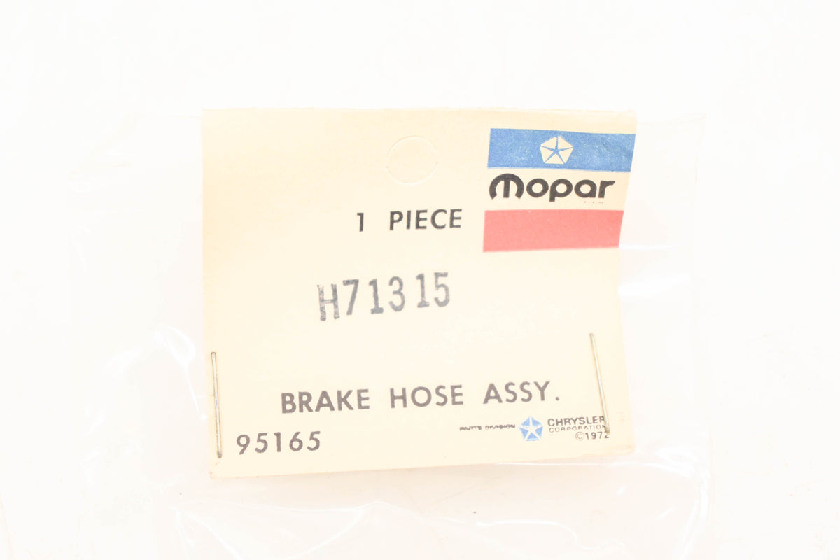 Mopar H71315, H-71315 Weatherhead Brake Hose Assembly NOS