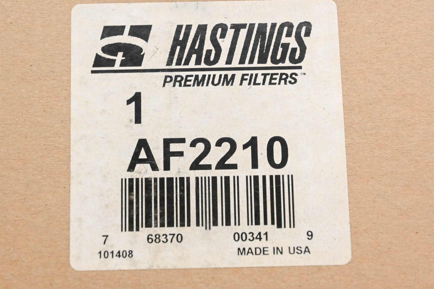 Hastings AF2210 Air Filter NOS