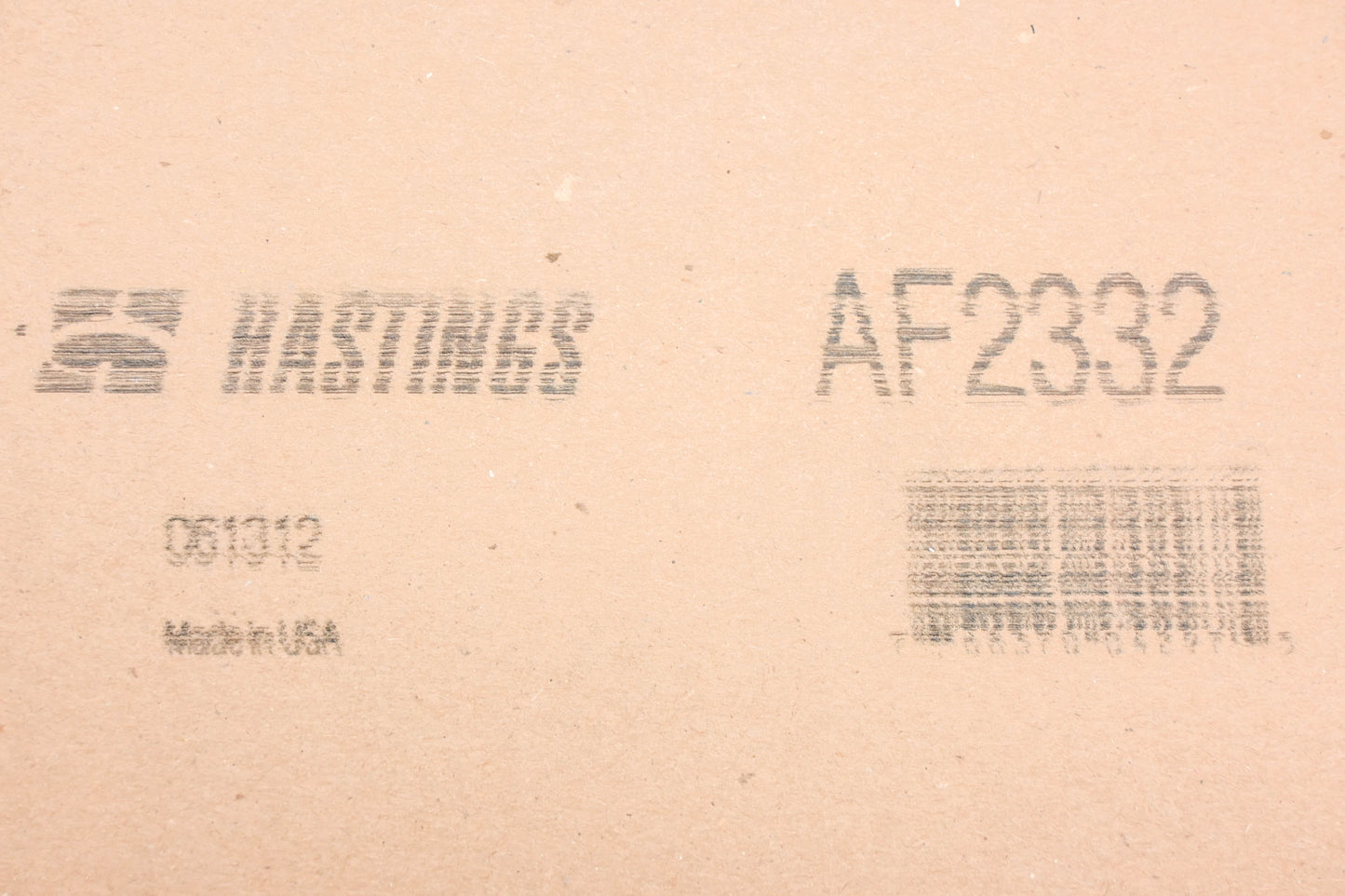 Hastings AF2332 Air Filter NOS