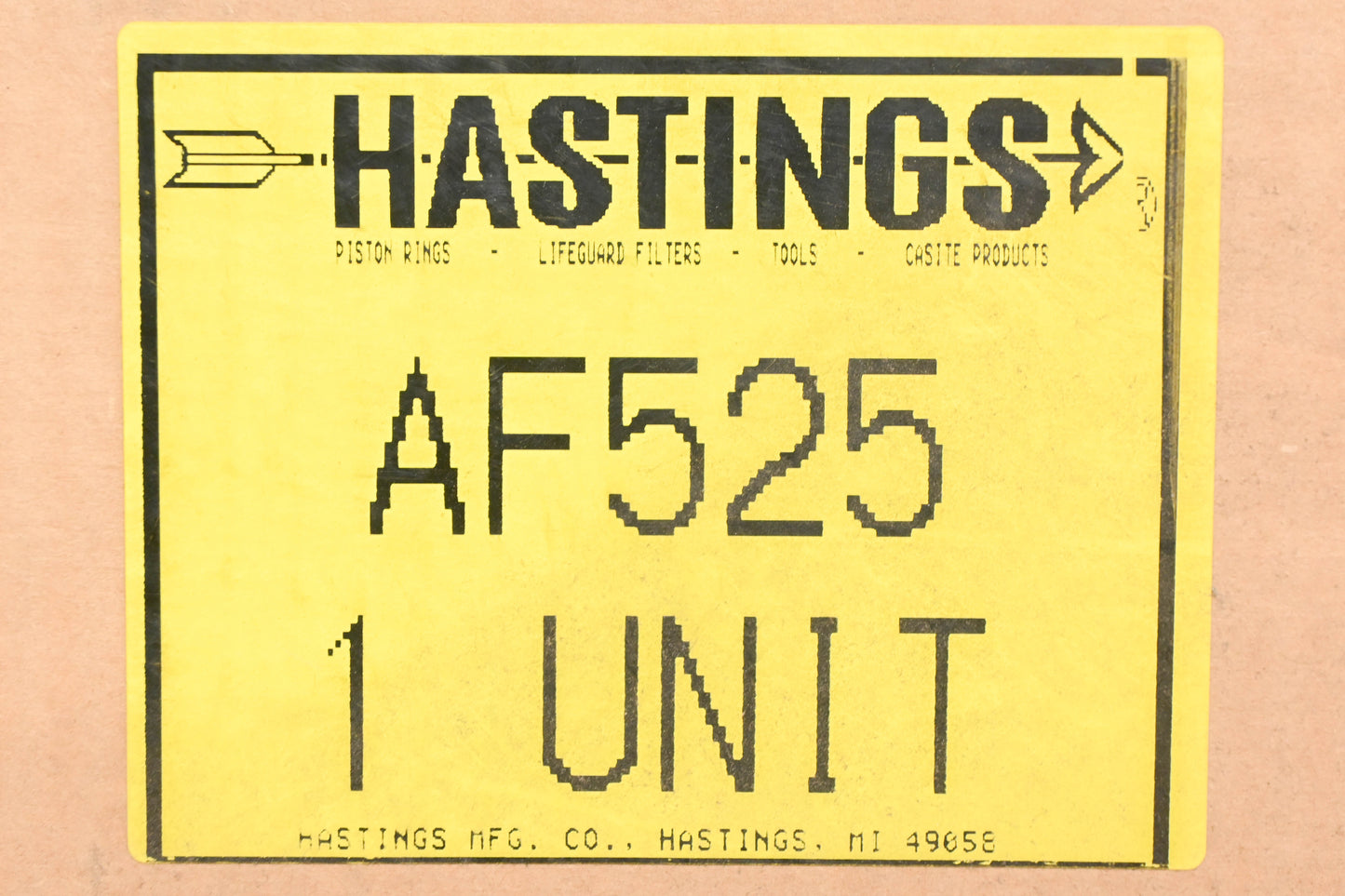 Hastings AF525, PA1619 Air Filter NOS
