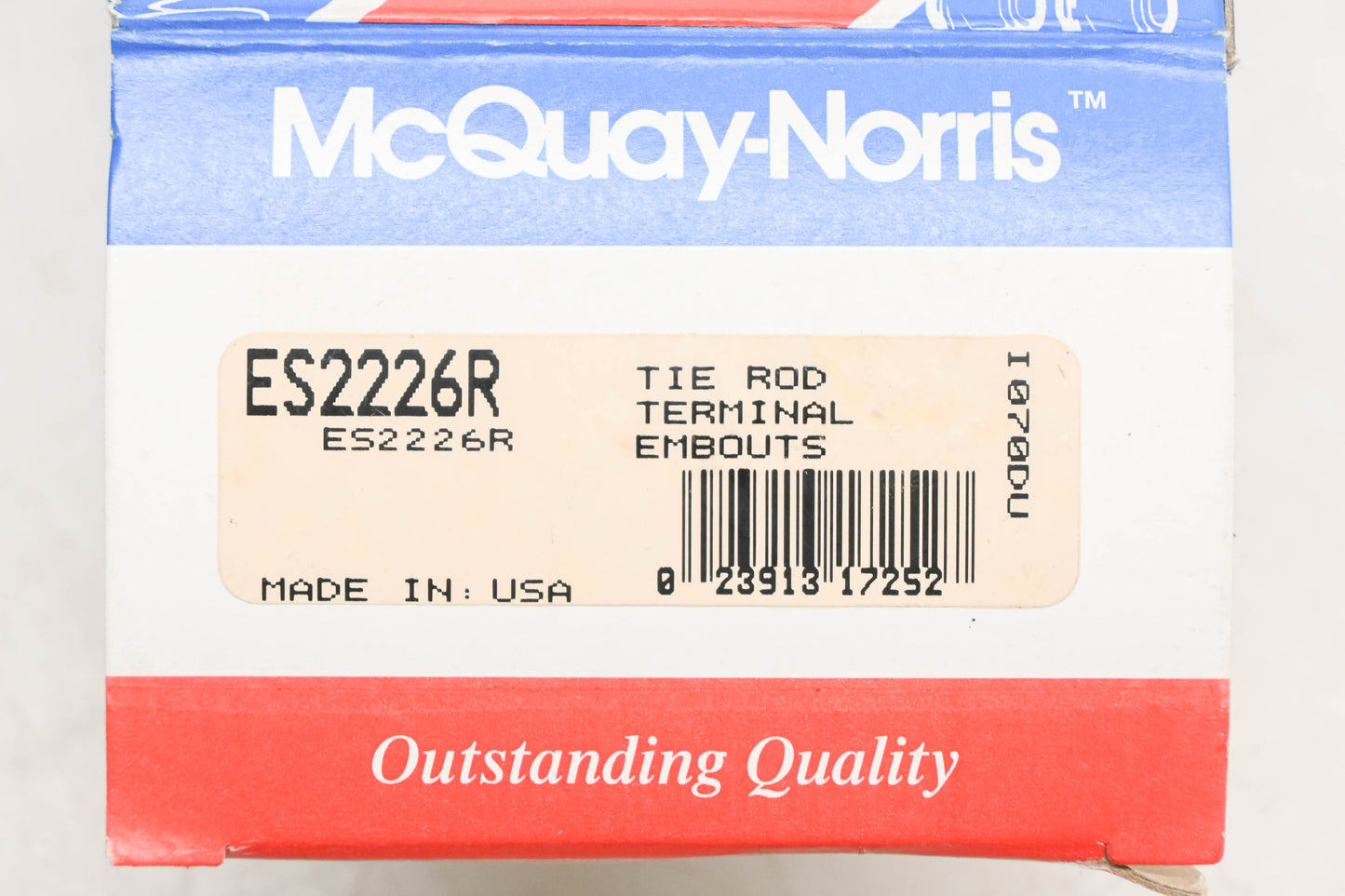 McQuay-Norris ES2226R, 2692614, TR1537 Tie Rod Kit NOS
