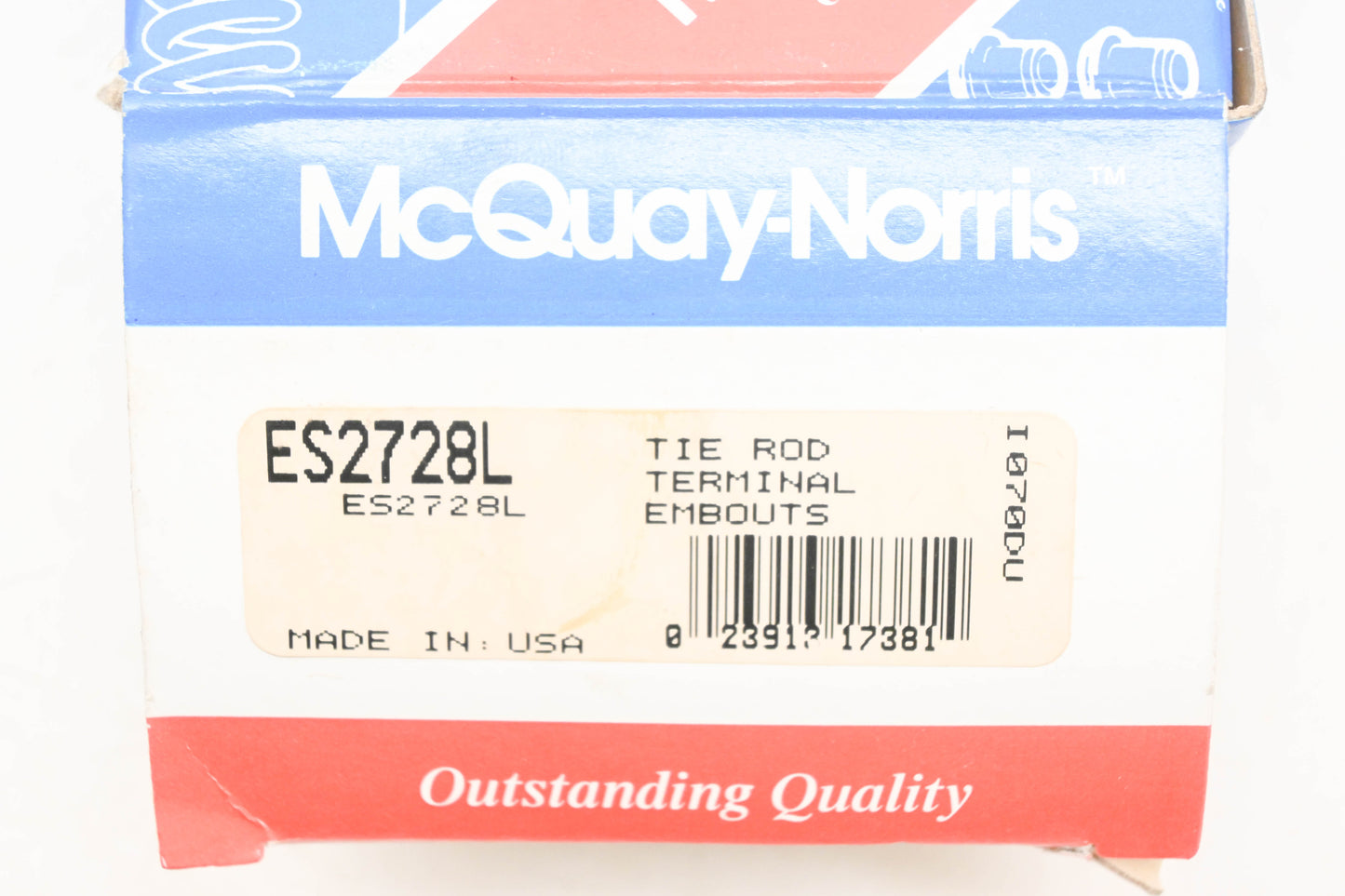 McQuay-Norris ES2728L Tie Rod Kit NOS