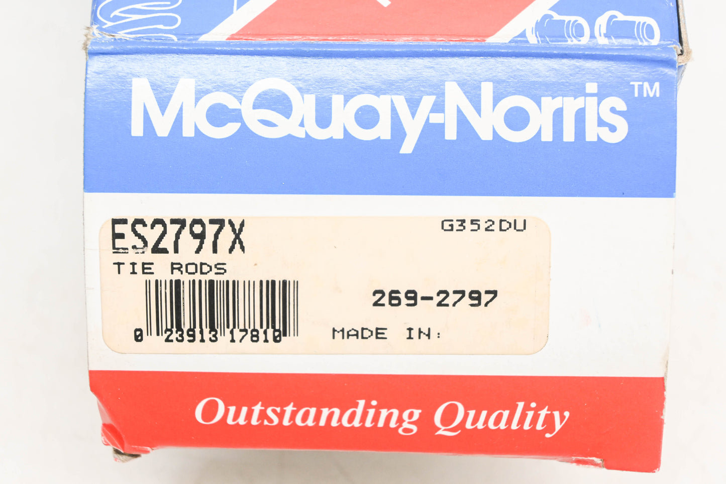 McQuay-Norris ES2797X, 2692797 Tie Rod Kit NOS