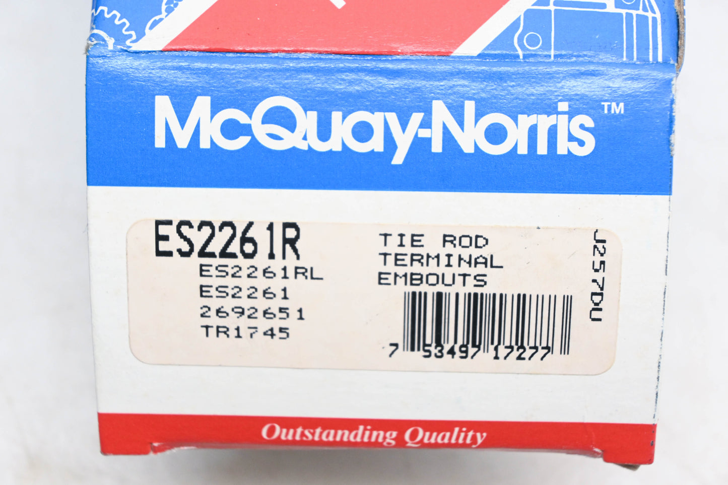 McQuay-Norris ES2261R, 2692651, TR1745 Tie Rod Kit NOS