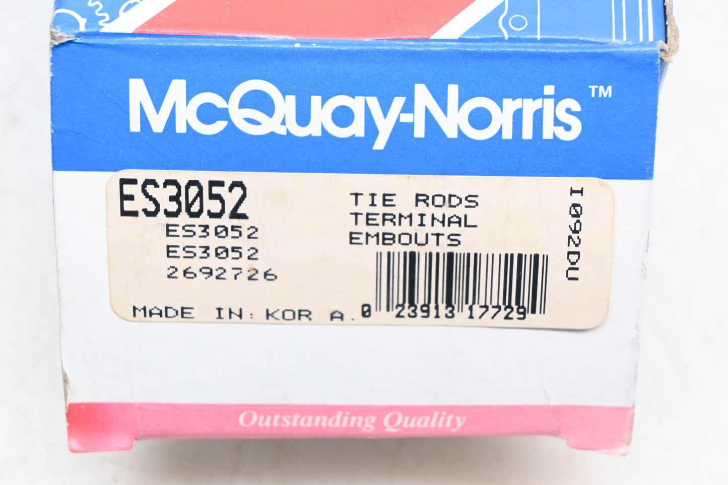 McQuay-Norris ES3052, 2692726 Tie Rod End NOS