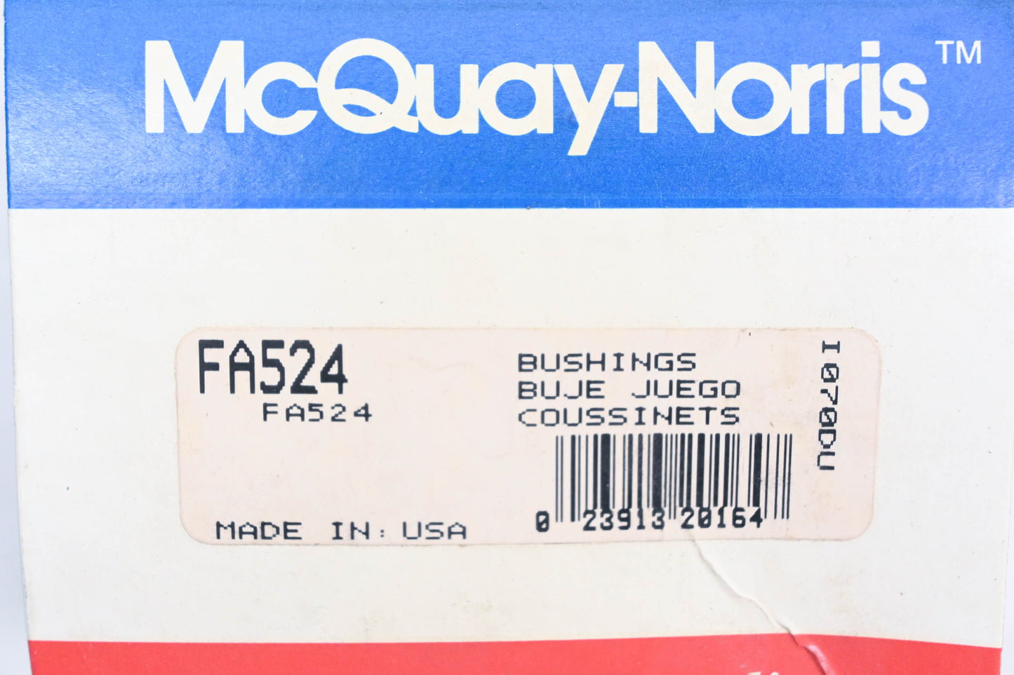 McQuay-Norris FA524 Bushing Kit NOS