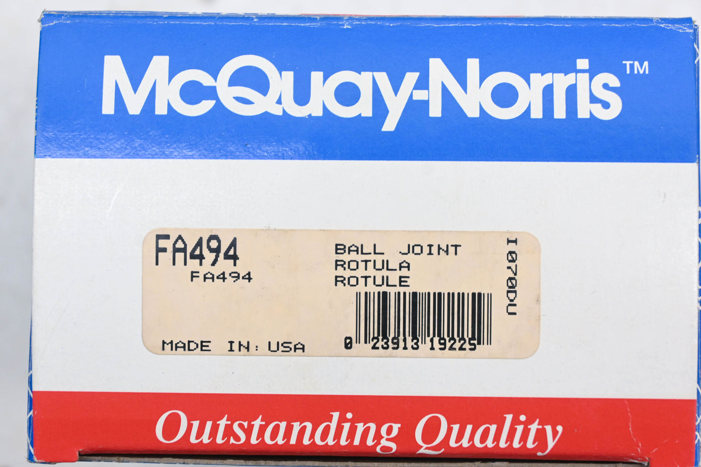 McQuay-Norris FA494 Ball Joint Kit NOS