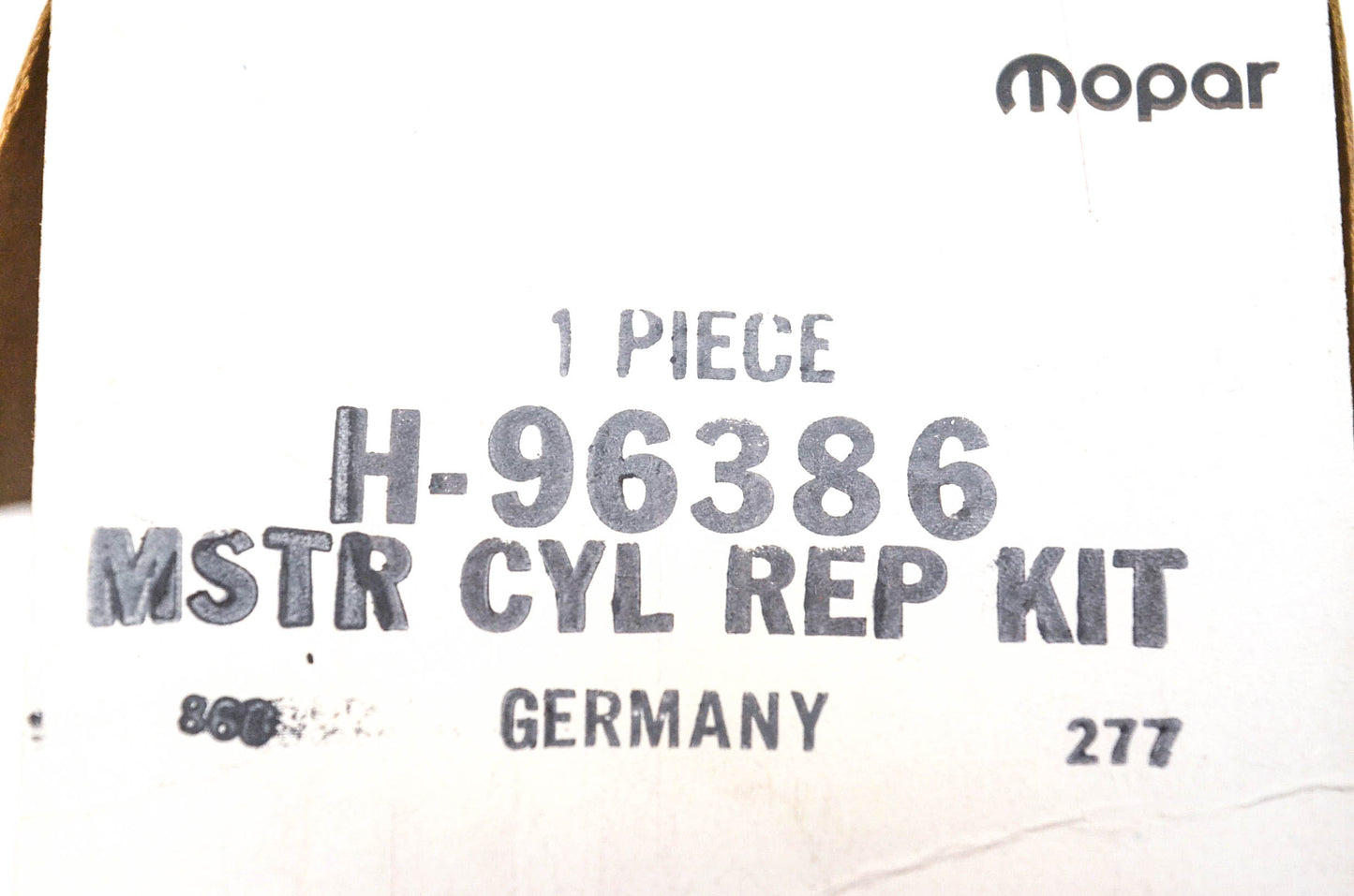 Mopar H-96386, H96386 Master Cylinder Repair Kit NOS