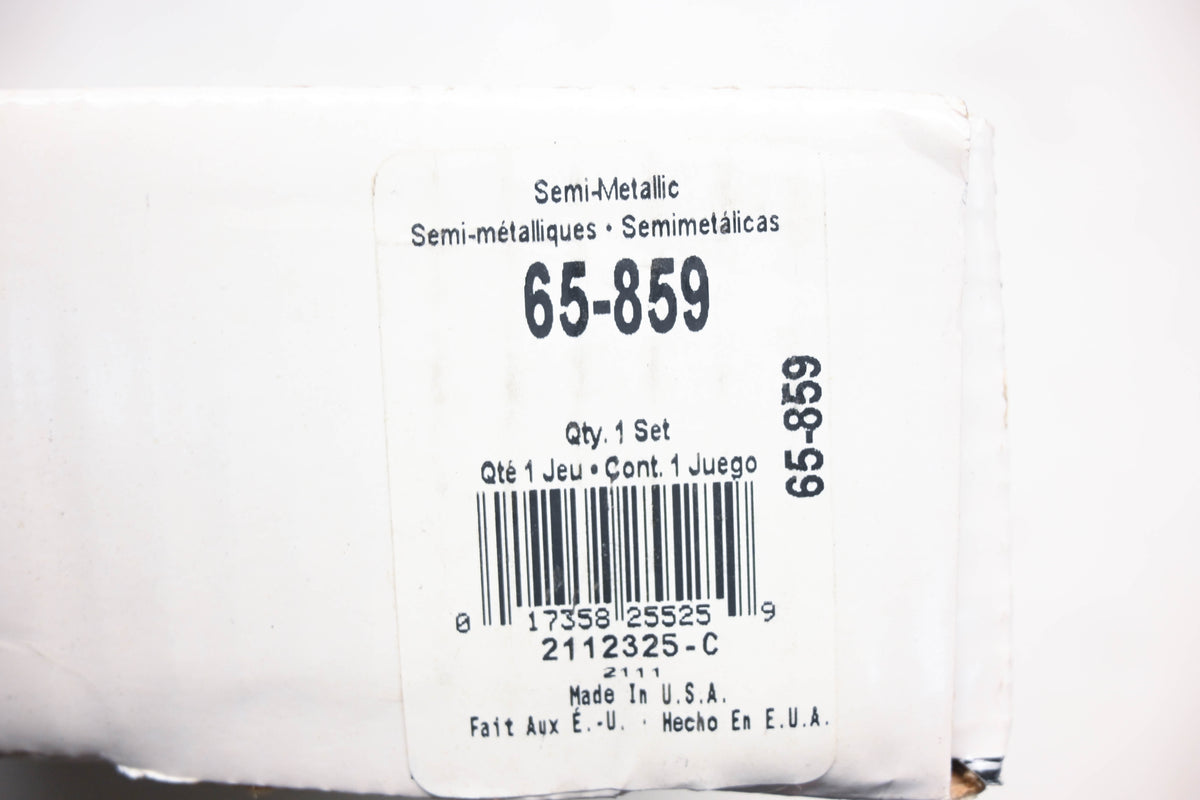 Wagner 65-859, ATD821M Guardian Disc Brake Shoe Kit NOS