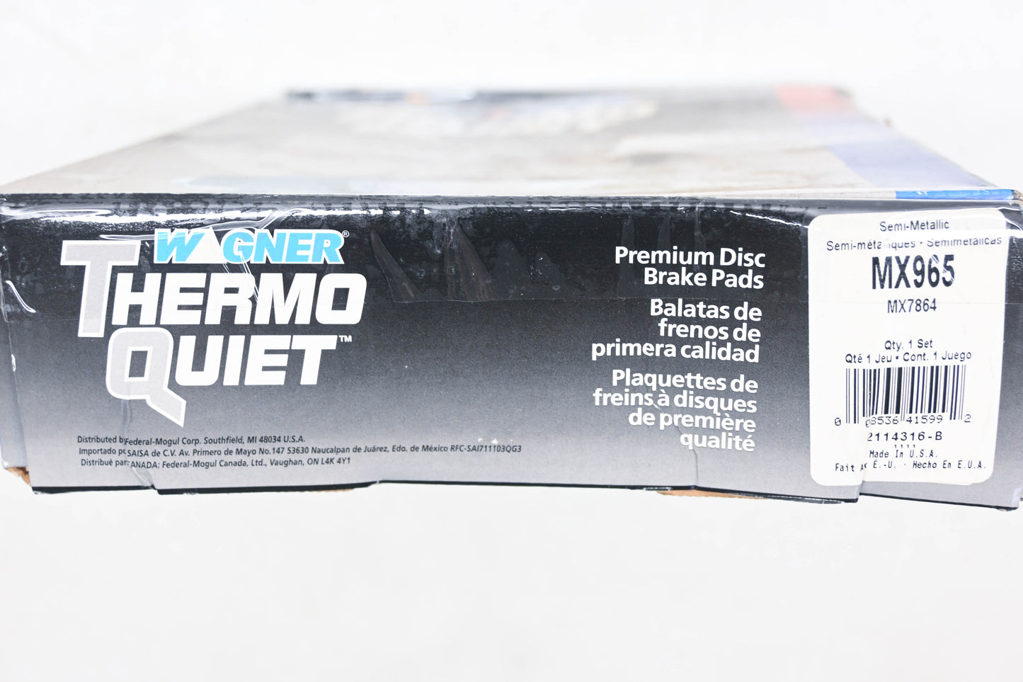 Wagner MX965 Disc Brake Pad Kit NOS