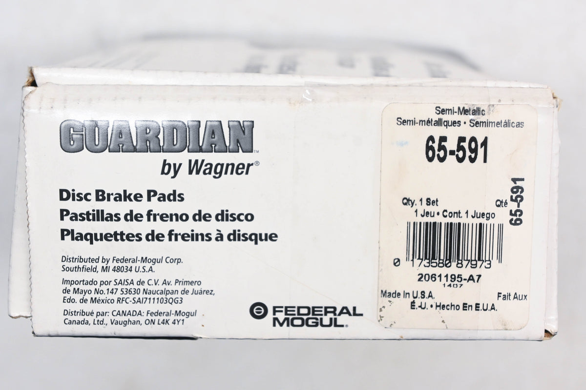 Wagner 65-591 Guardian Disc Brake Pad Kit NOS