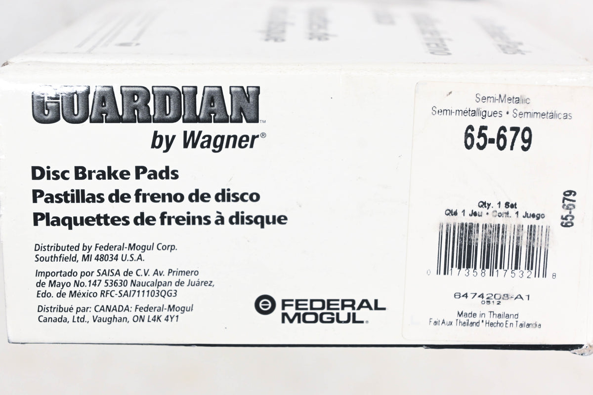 Wagner 65-679, SGD679M Guardian Disc Brake Pad Kit NOS