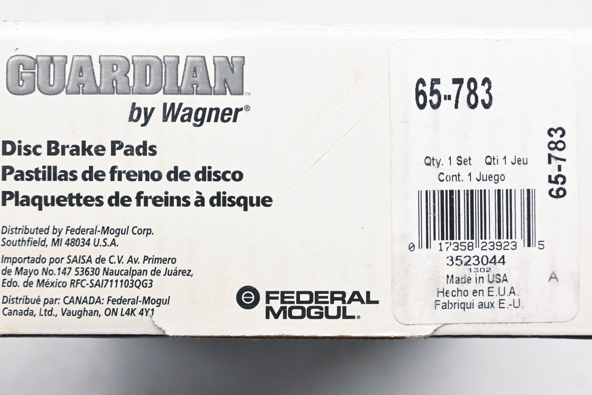 Wagner 65-783, SGD783M Guardian Disc Brake Pad Kit NOS