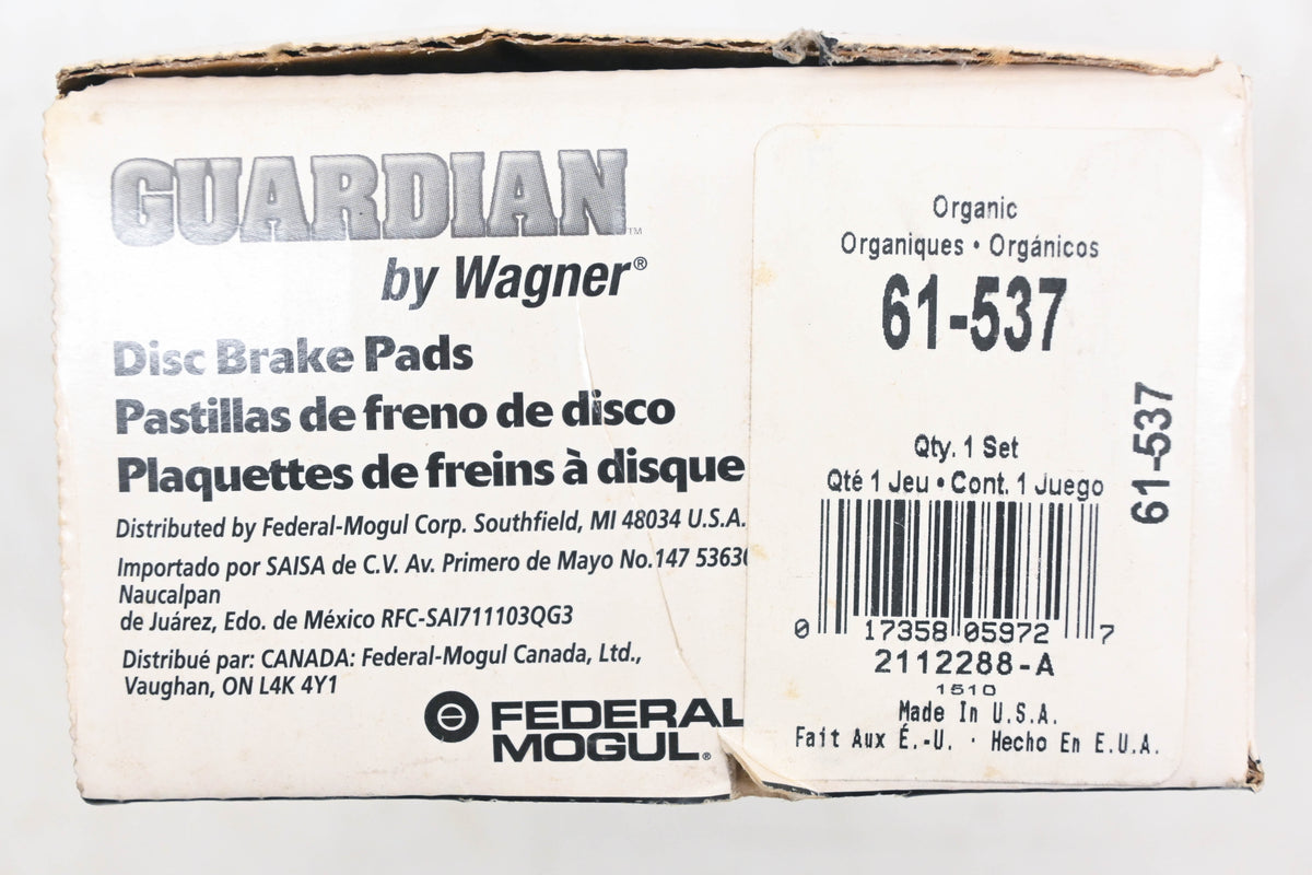 Wagner 61-537, SGD537C Guardian Disc Brake Pad Kit NOS