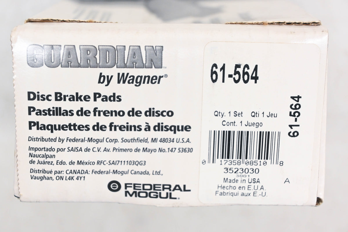 Wagner 61-564 Guardian Disc Brake Pad Kit NOS