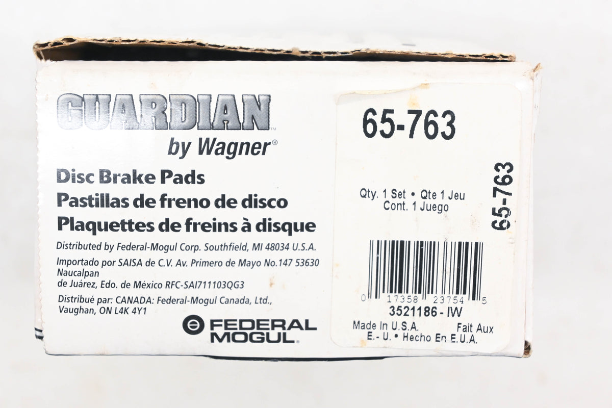 Wagner 65-763 Guardian Disc Brake Pad Kit NOS