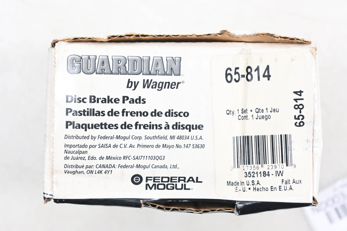 Wagner 65-814 Guardian Disc Brake Pad Kit NOS