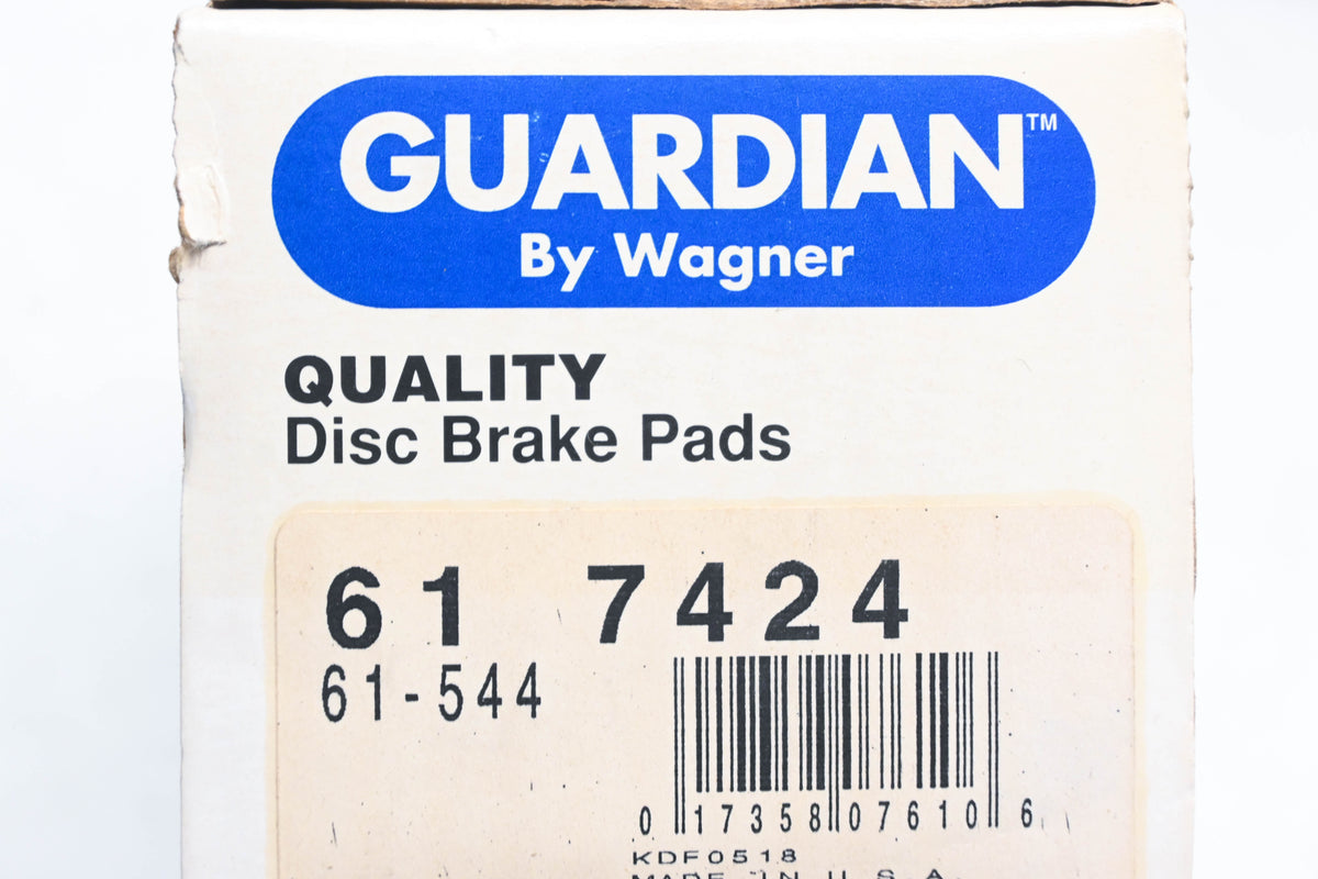 Wagner 61-7424, 61-544 Guardian Disc Brake Pad Kit NOS