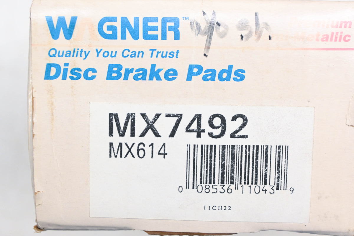 Wagner MX7492, MX614 Disc Brake Pad Kit NOS
