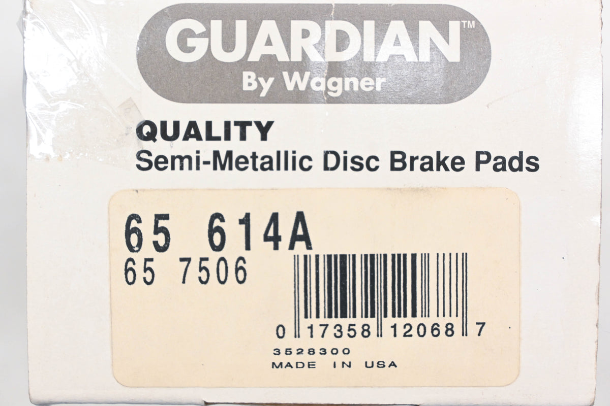 Wagner 65-614A, 65-7506 Guardian Disc Brake Pad Kit NOS