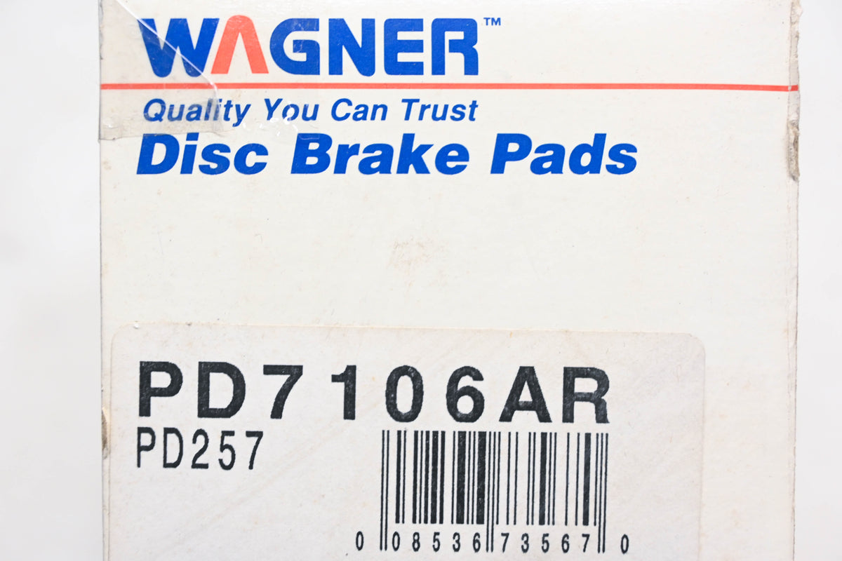 Wagner PD7106AR, PD257 Disc Brake Pad Kit NOS