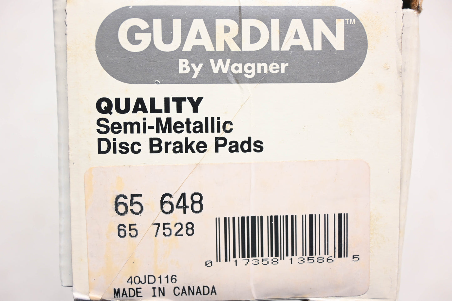 Wagner 65-648, 65-7528 Guardian Disc Brake Pad Kit NOS