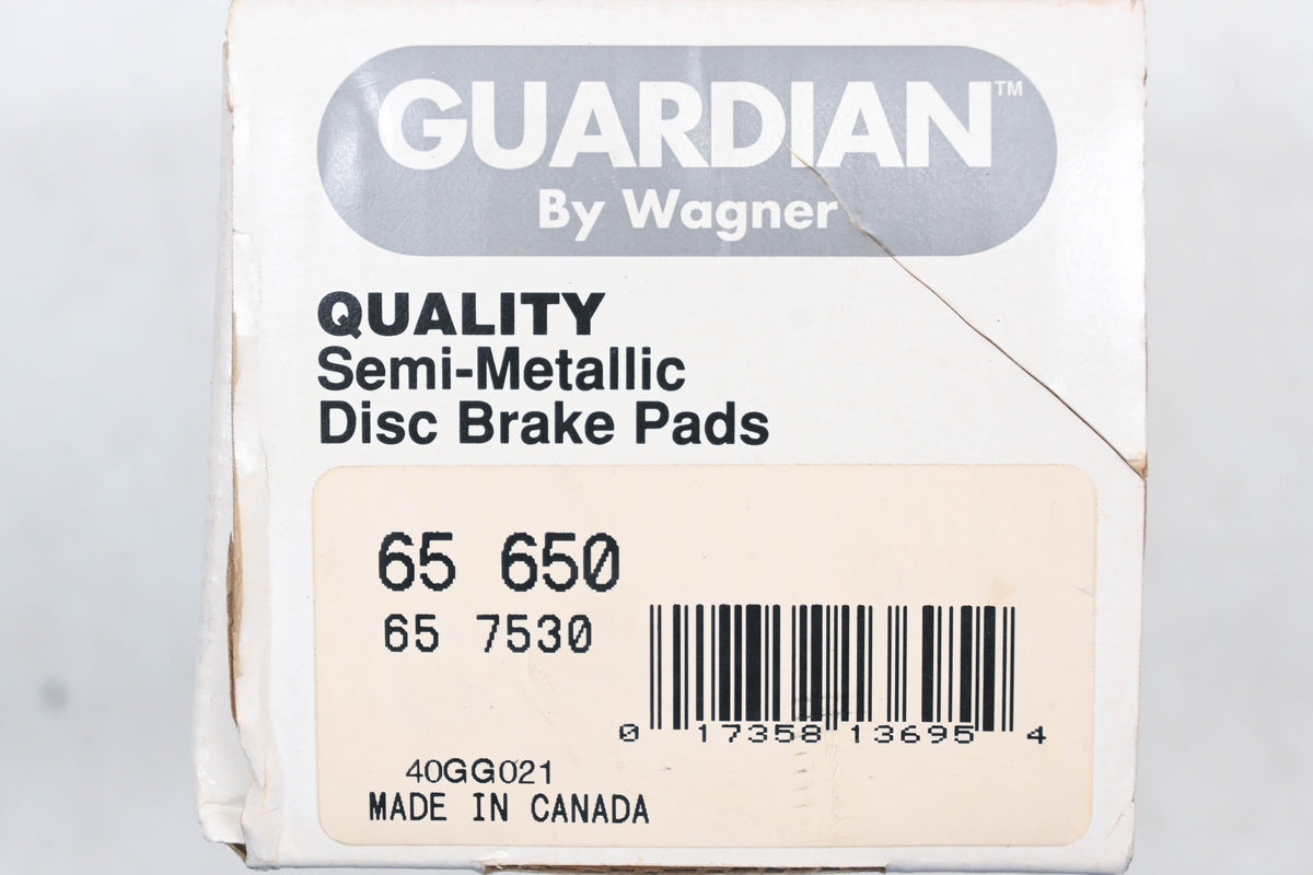 Wagner 65-650, 65-7530, SGD650M Guardian Disc Brake Pad Kit NOS