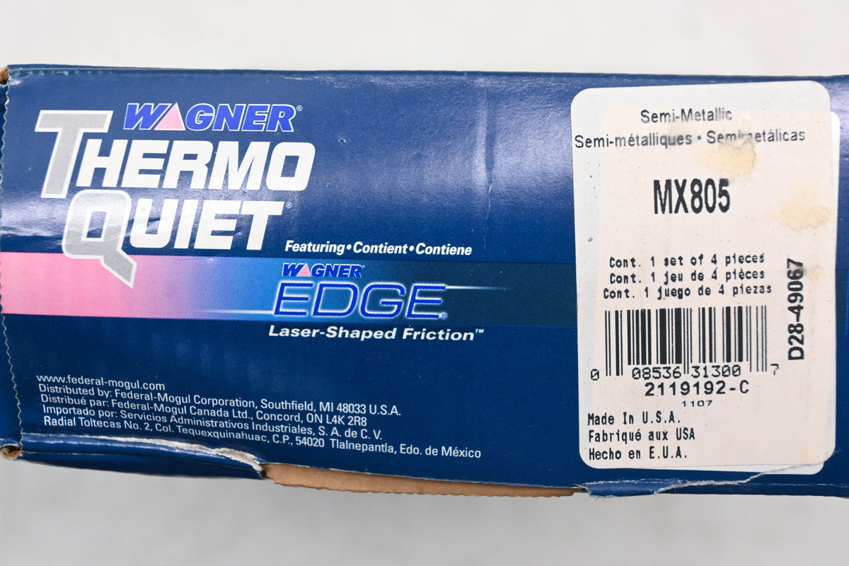Wagner MX805 Thermo Quiet Disc Brake Pad Kit NOS