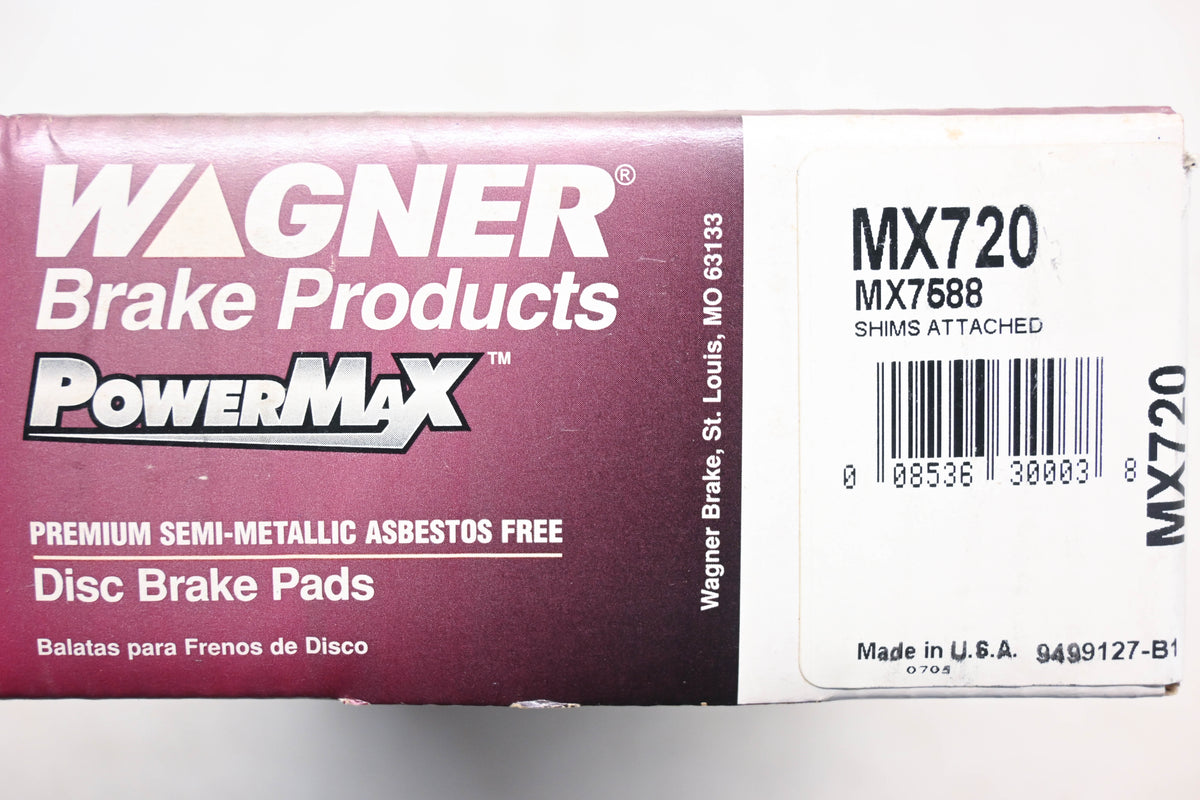 Wagner MX720, MX7588 Thermo Quiet Disc Brake Pad Kit NOS