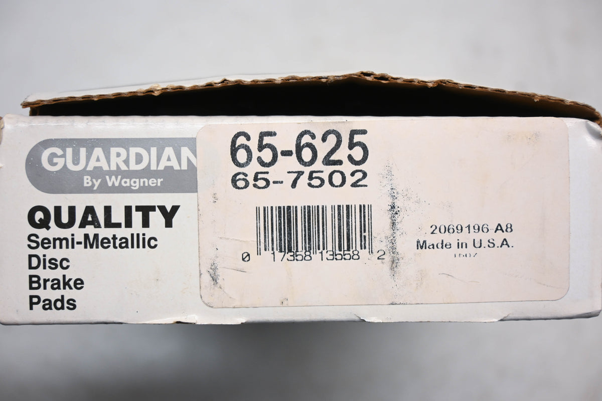 Wagner 65-625, 65-7502, SGD625M Guardian Disc Brake Pad Kit NOS