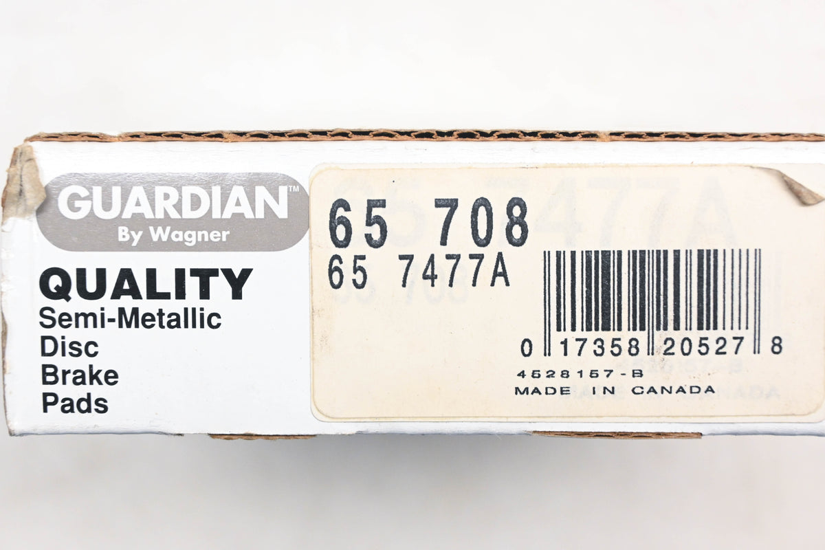 Wagner 65-708, 65-7477A Guardian Disc Brake Pad Kit NOS