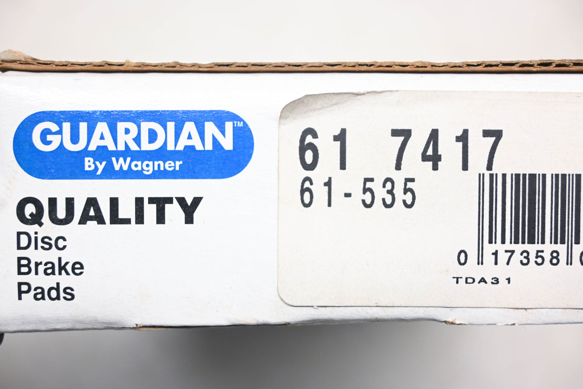 Wagner 61-7417, 61-535, SGD535M Guardian Disc Brake Pad Kit NOS