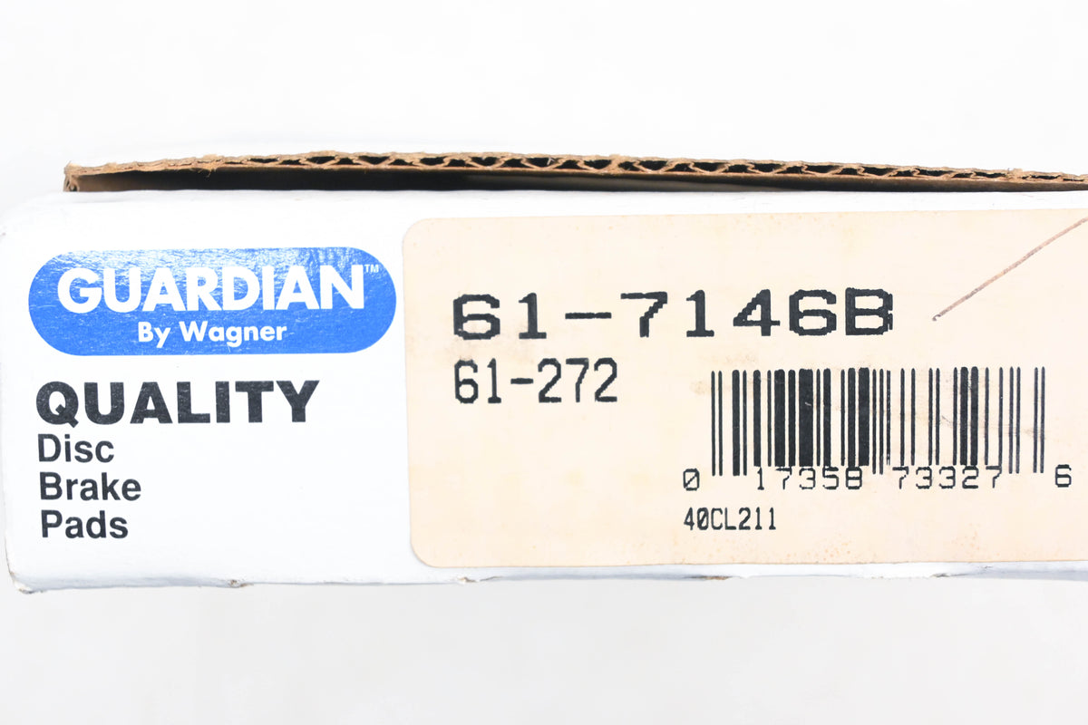 Wagner 61-7146B, 61-272 Guardian Disc Brake Pad Kit NOS